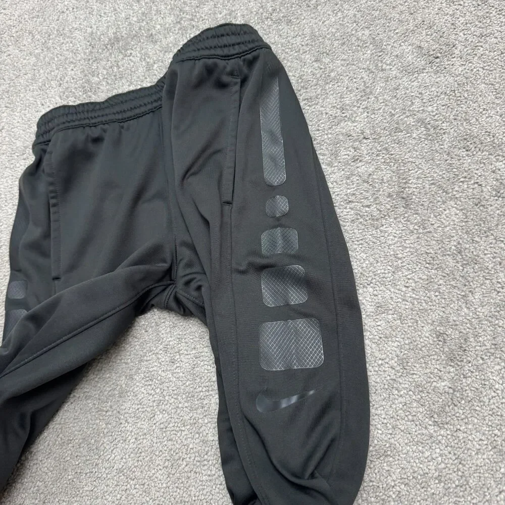 Nike Dri-Fit Therma Elite Track Pants Boys Youth Large Dark Gray Athletic Active